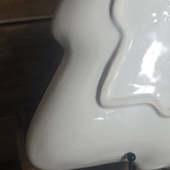 Sakura Debbie Mumm Christmas Serving Dish - Tree Shaped - Snowman Design - Picture 8 of 9